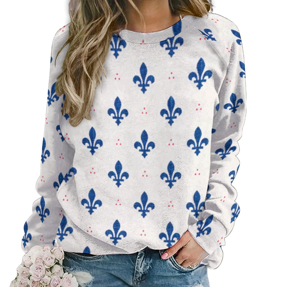 Raglan round neck KSC's Exclusive Women's Sweater Collection (10) Designs/Styles - Raglan round neck sweater
