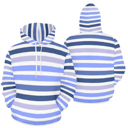 KSC's Exclusive Women's Stripe Design Hoodies Collection (10 Options) Hoodie (Model H13)