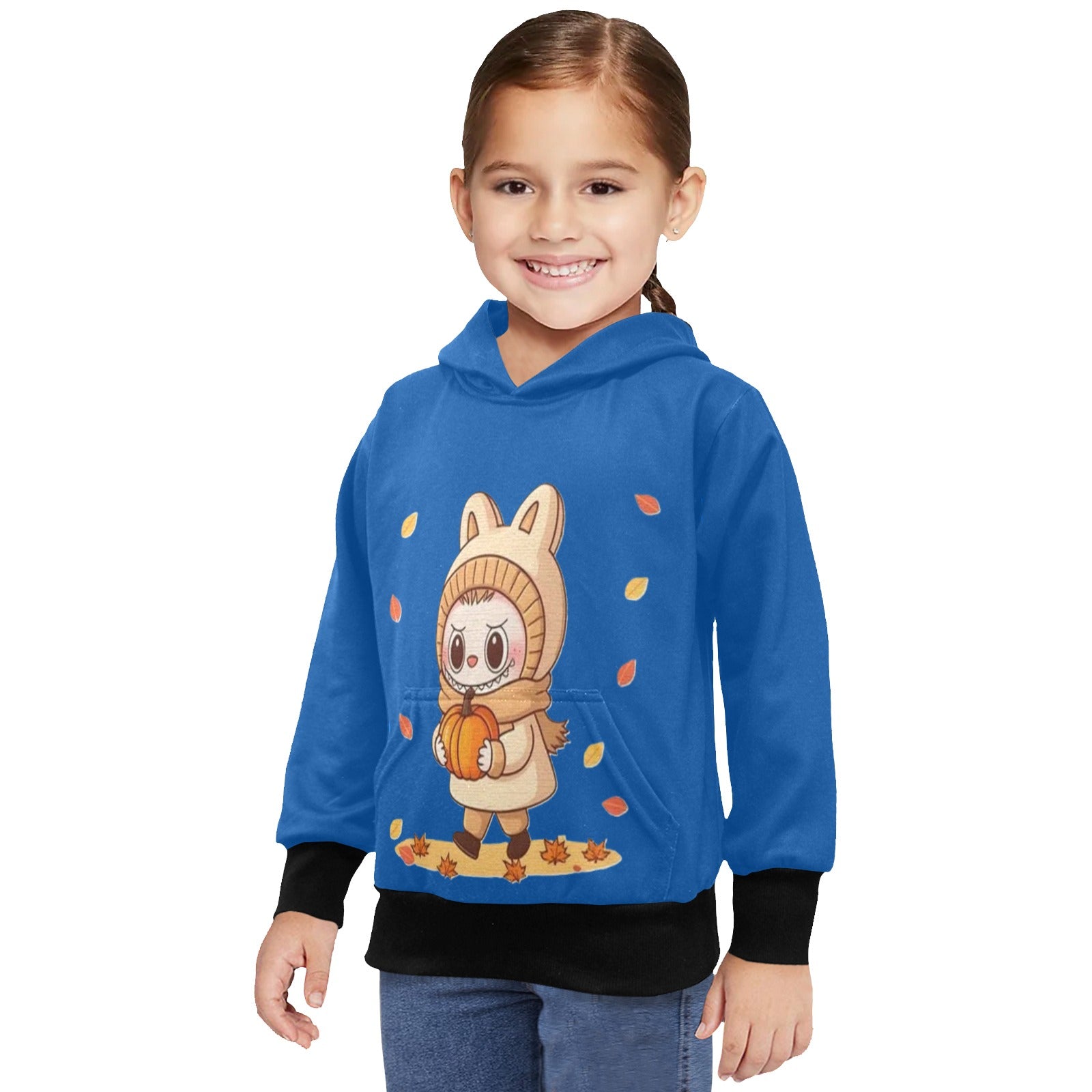 KSC's Little Girls' Fall Labubu Long Sleeve Hoodies - CUTE & COMFY - PERFECT FOR FALL & WINTER!