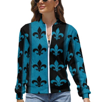 Women's Long Sleeve Zipper Jacket (10 Options) - KSC's Limited Edition Designer Collections