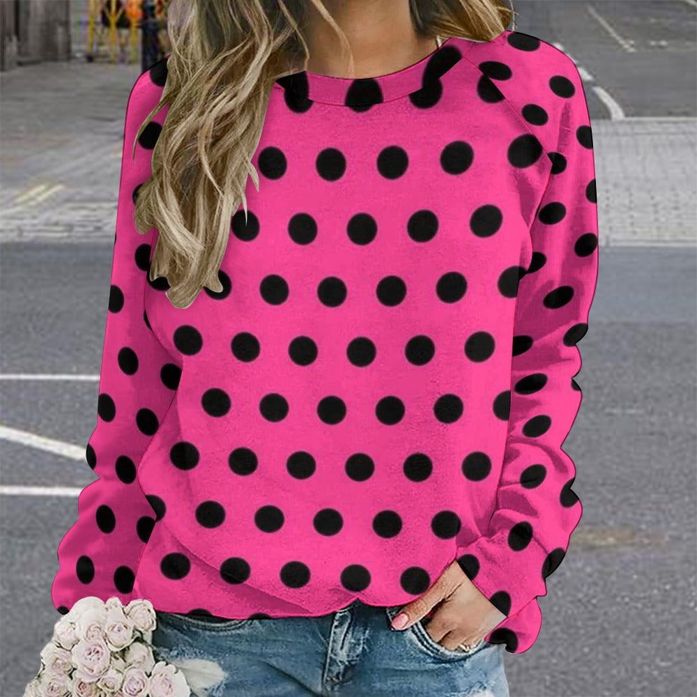 Raglan round neck KSC's Exclusive Women's Sweater Collection (10) Designs/Styles - Raglan round neck sweater