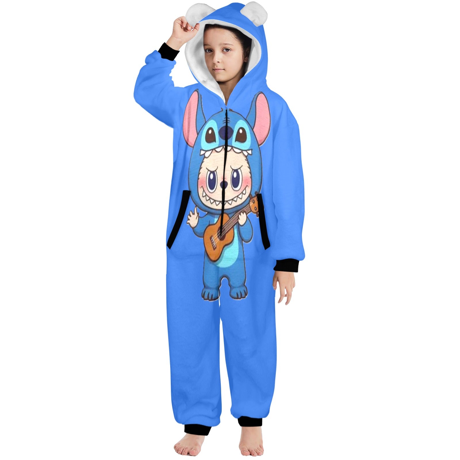 KSC's Exclusive Big Kids Onesie Labubu (8 to 15 Years) Blue Stitch