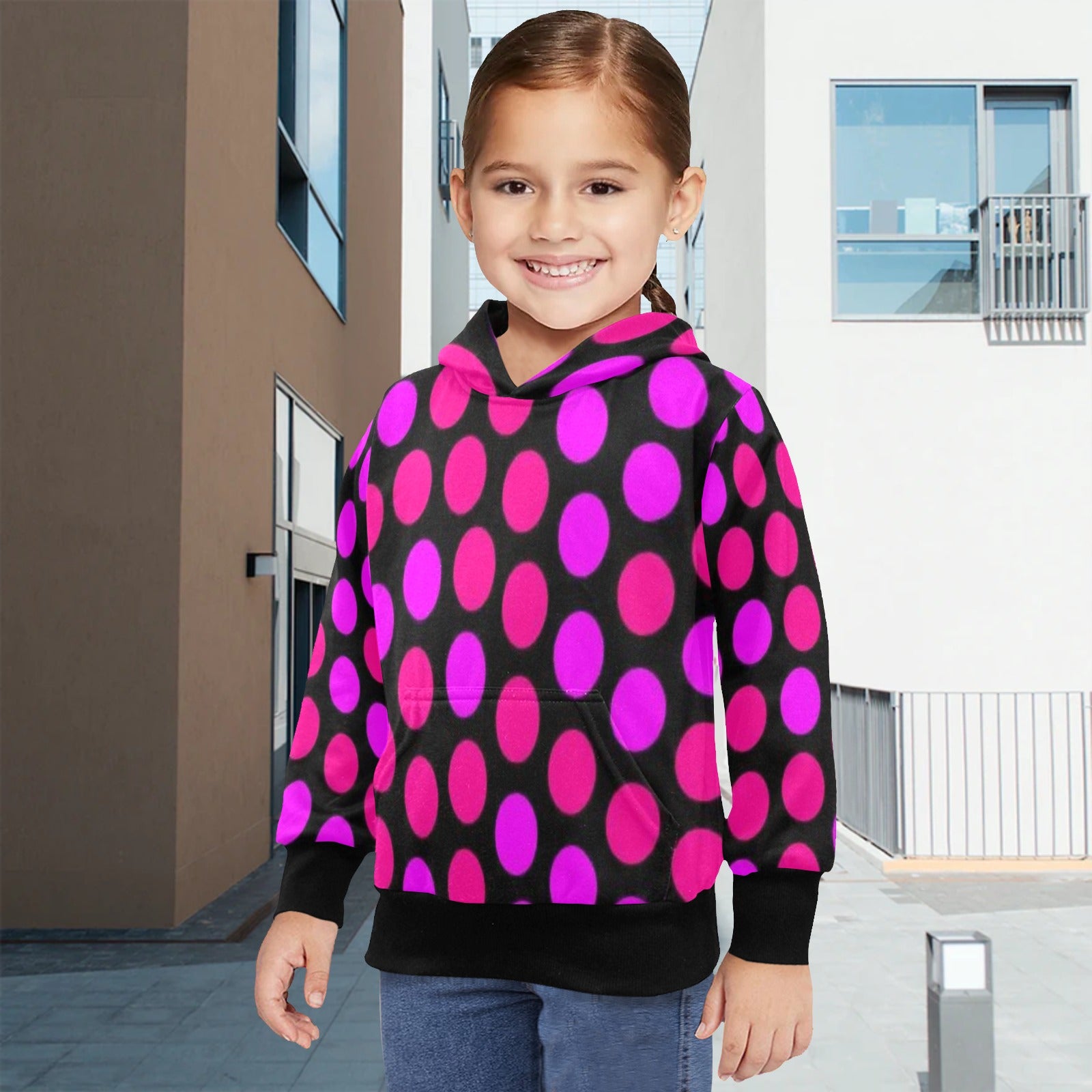 KSC's Exclusive Designs Little Girls' Long Sleeve Hoodie - Little Girls' Long Sleeve Hoodie