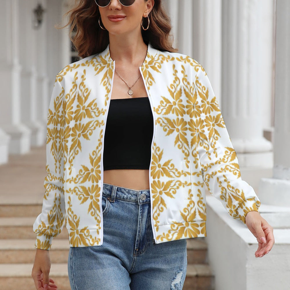 Women's Long Sleeve Zipper Jacket (10 Options) - KSC's Limited Edition Designer Collections