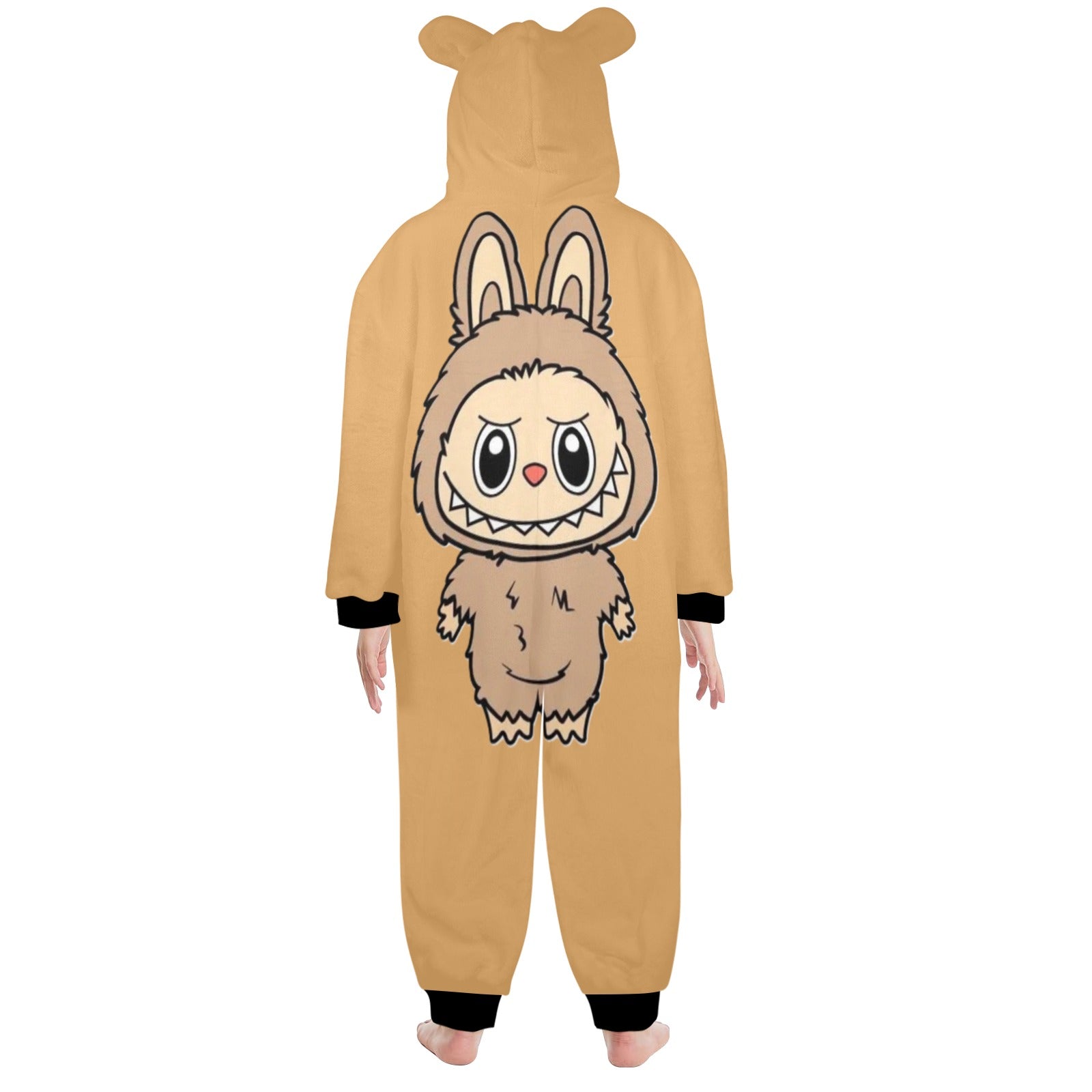 KSC's Exclusive Big Kids Onesie Labubu (8 to 15 Years) Tan Brown Labubu