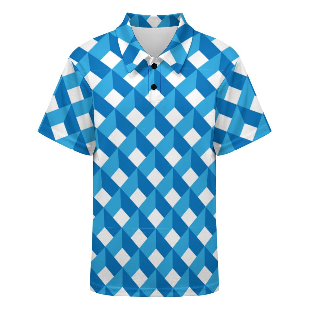 KSC's Exclusive Kids Designs- Young Men's/Boys New Kid's Shoulder buttoned polo shirt