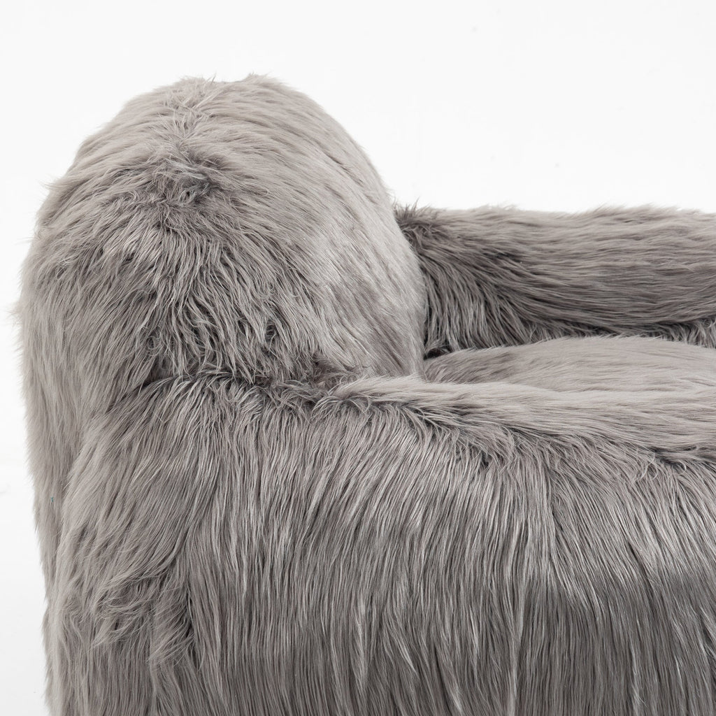 Bean bag chair lazy long hair sofa bean bag chair adult, teen high