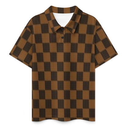 KSC's Exclusive Kids Designs- Young Men's/Boys New Kid's Shoulder buttoned polo shirt