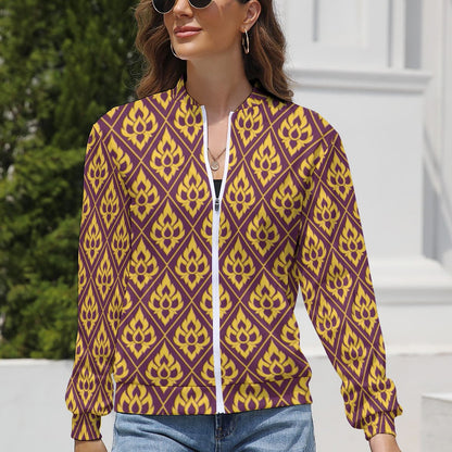 Women's Long Sleeve Zipper Jacket (10 Options) - KSC's Limited Edition Collections Designer Style