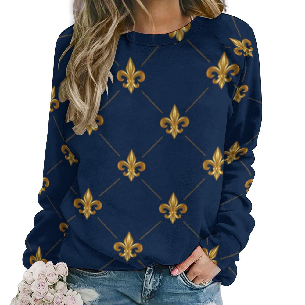 Raglan round neck KSC's Exclusive Women's Sweater Collection (10) Designs/Styles - Raglan round neck sweater