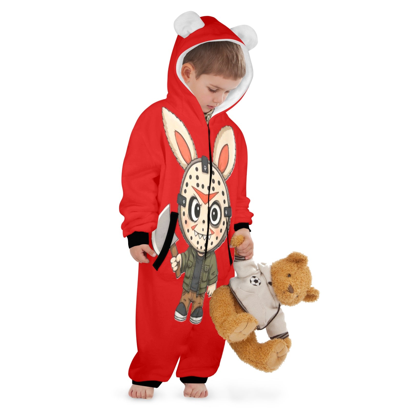 KSC's Halloween Exclusive Little Kids Unisex Onesie Labubu Jason