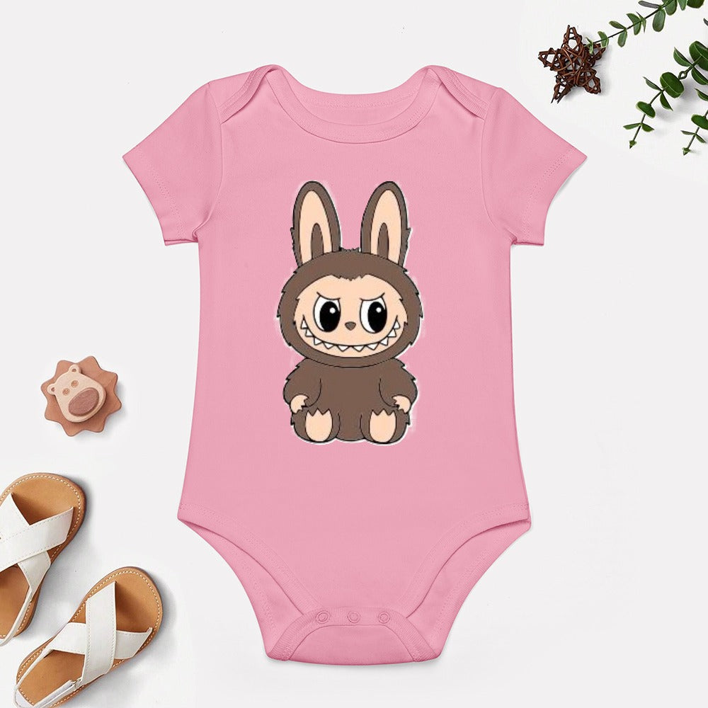 KSC's BABY LABUBU BODYSUIT -Short -Sleeve Baby's Bodysuit