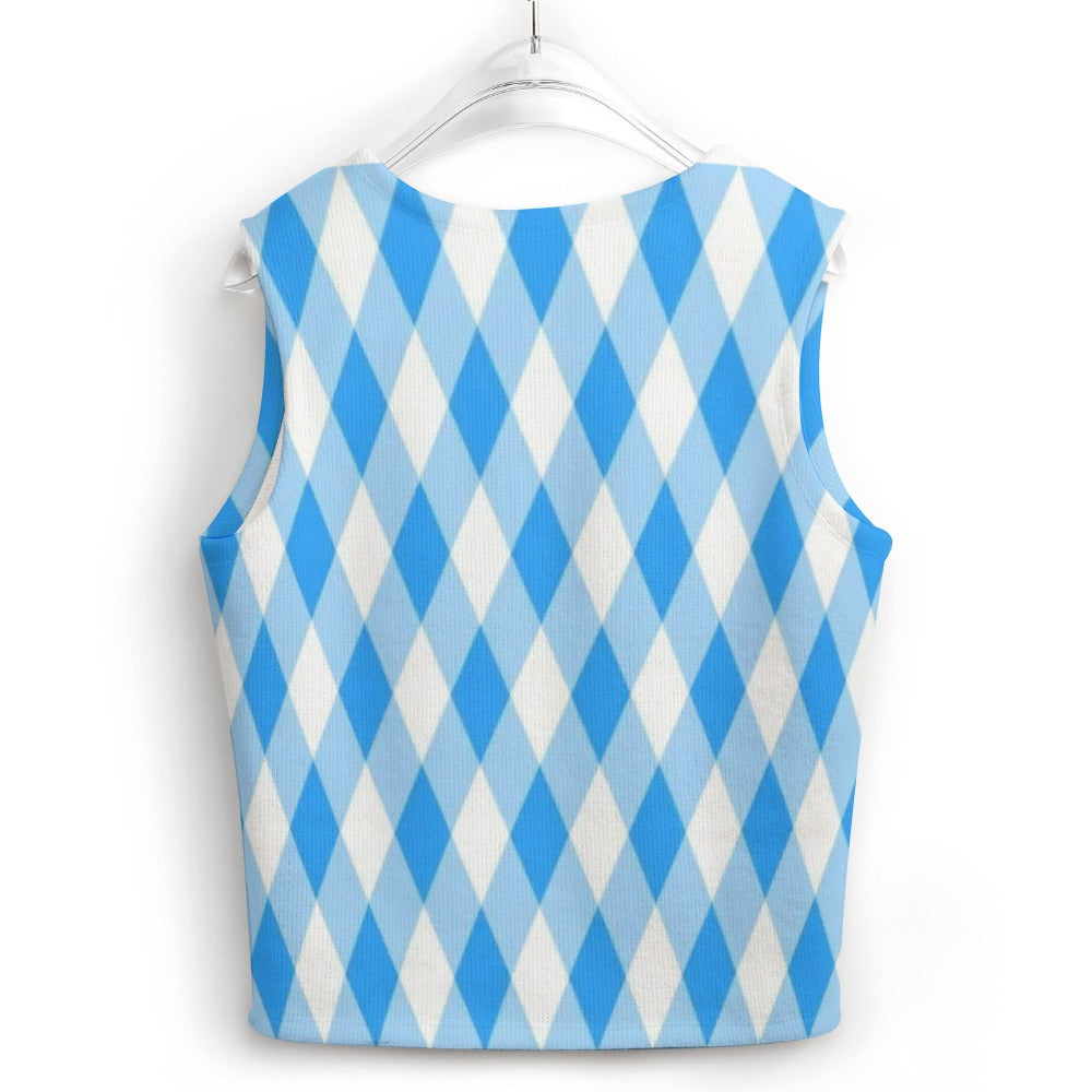 KSC's Custom Designs Women's Long Sleeve Button Knit Vest - 10 OPTIONS INSIDE