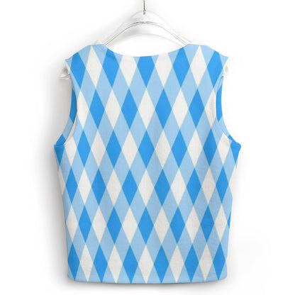 KSC's Custom Designs Women's Long Sleeve Button Knit Vest - 10 OPTIONS INSIDE