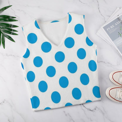 KSC's Custom Designs Women's Long Sleeve Button Knit Vest - 10 OPTIONS INSIDE