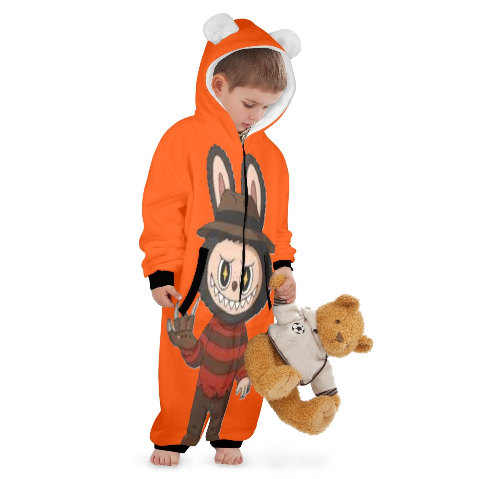 KSC's Halloween Exclusive Little Kid Unisex Onesie Labubu Freddy Krueger