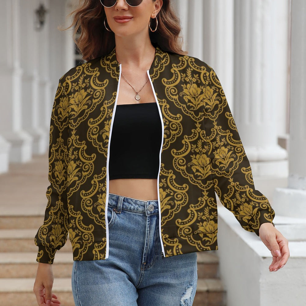 Women's Long Sleeve Zipper Jacket (10 Options) - KSC's Limited Edition Designer Collections