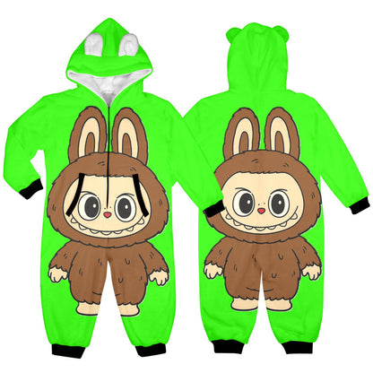 KSC's Exclusive Labubu Little Kids Onesies (2 to 7 Years Old) - Brown Bear Labubu