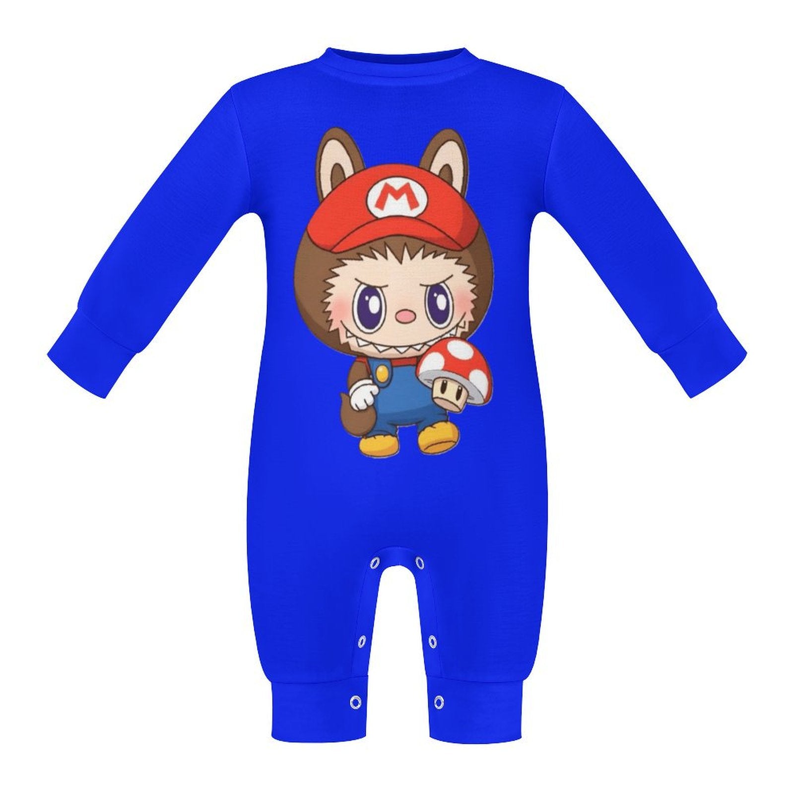 Labubu Mario - Baby Long Sleeve Onesie Set - Shop KSC's Exclusive Trending Viral Labubu Onesies