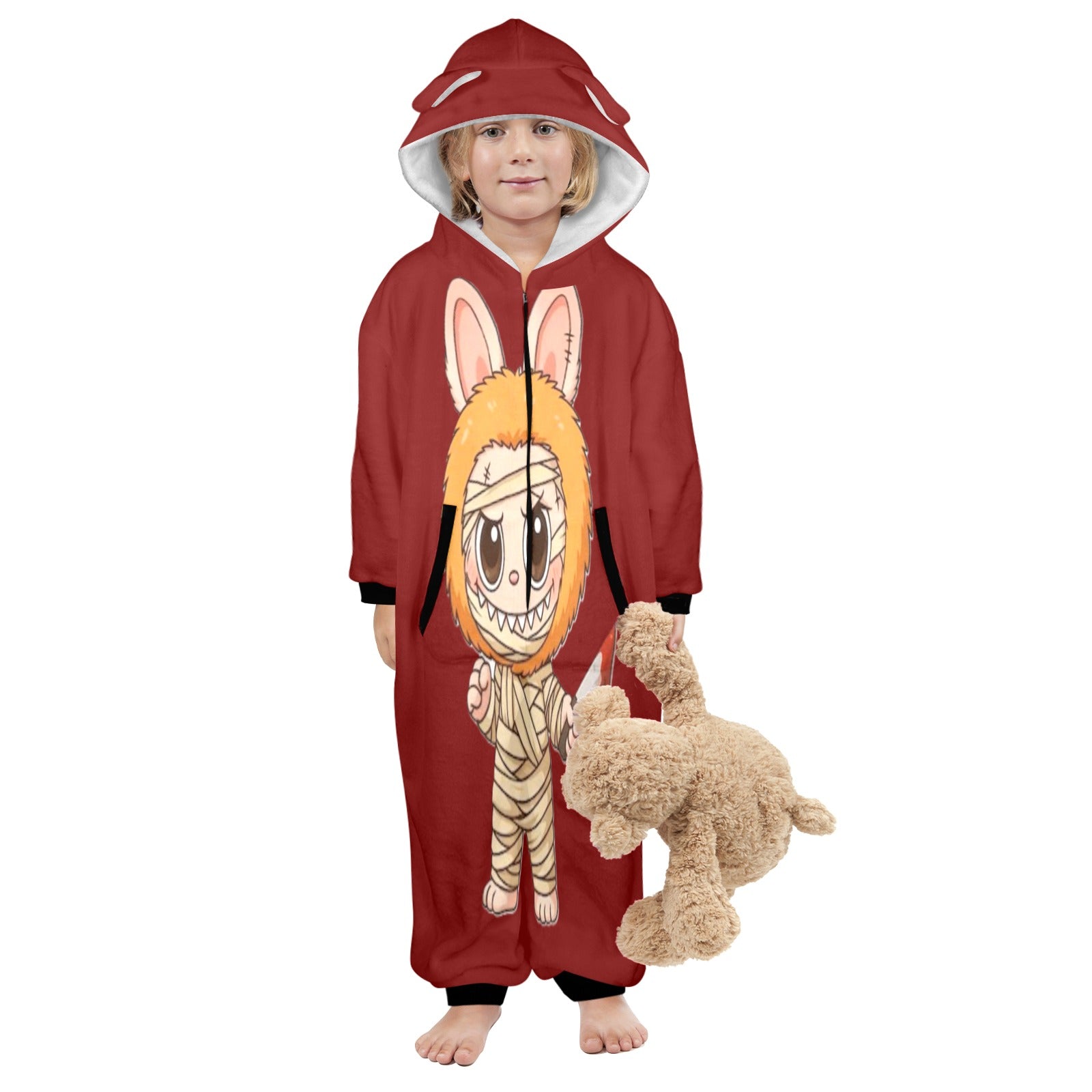 KSC's Halloween Exclusive Little Kid Unisex Onesie Labubu Mummy Chucky