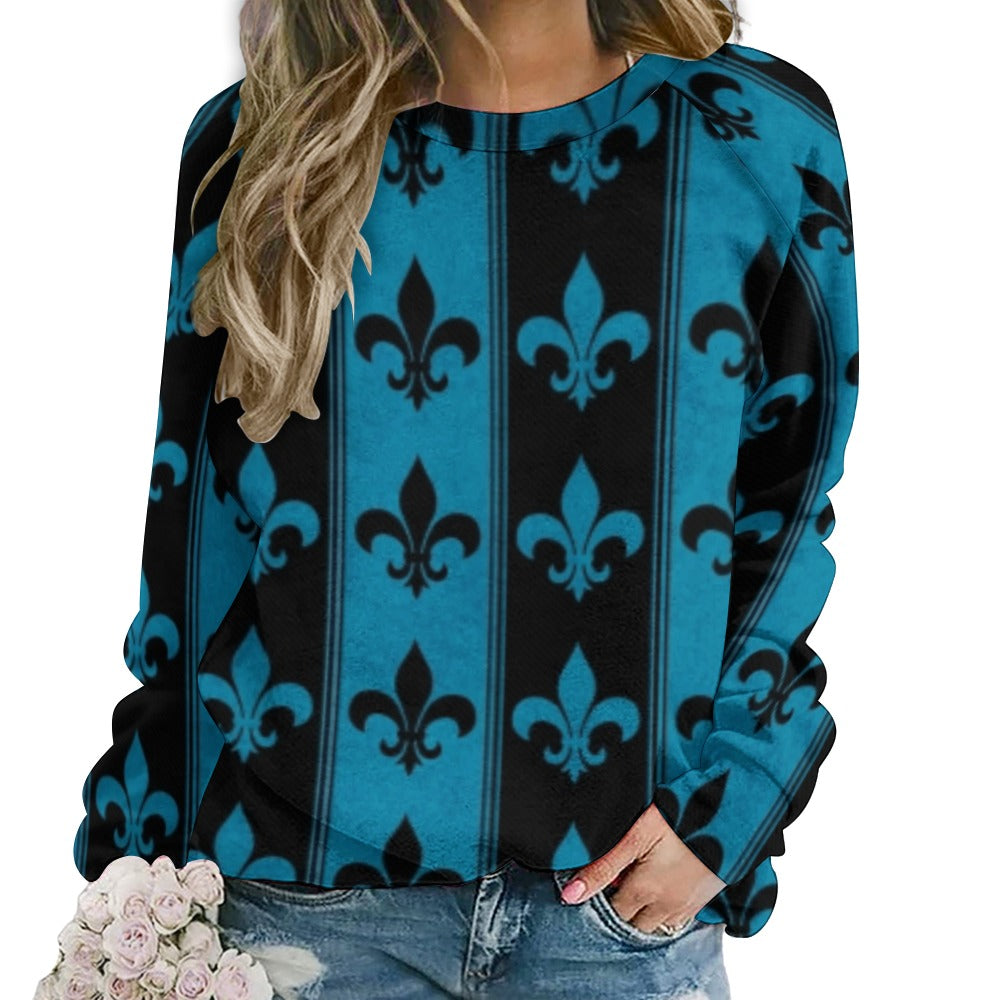 Raglan round neck KSC's Exclusive Women's Sweater Collection (10) Designs/Styles - Raglan round neck sweater