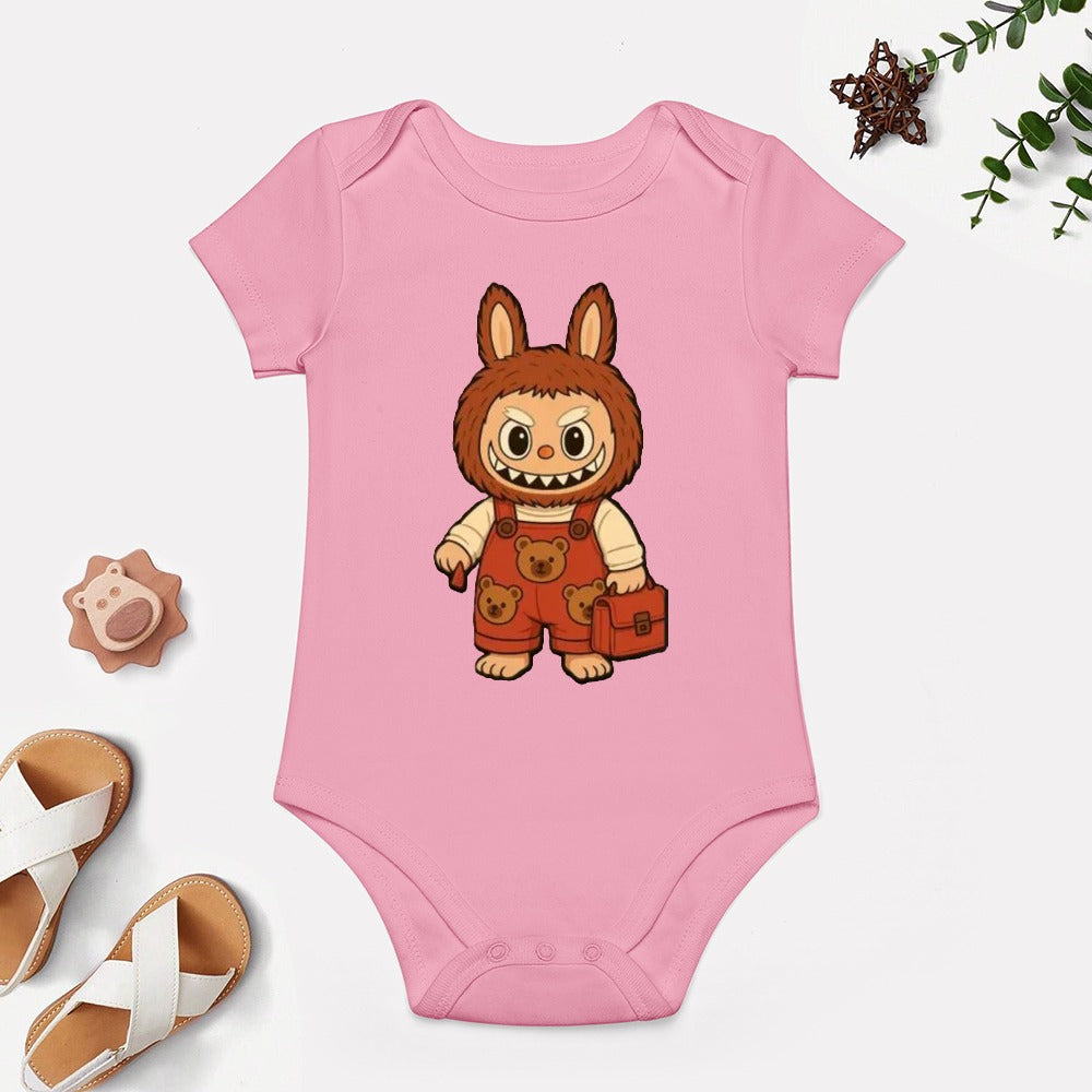 KSC's BABY LABUBU BODYSUIT -Short -Sleeve Baby's Bodysuit