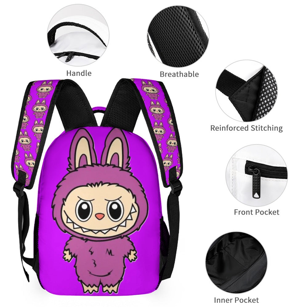 Cutest Exclusive Labubu Backpack Bundles, Three piece set combination - 10 different options to choose from!