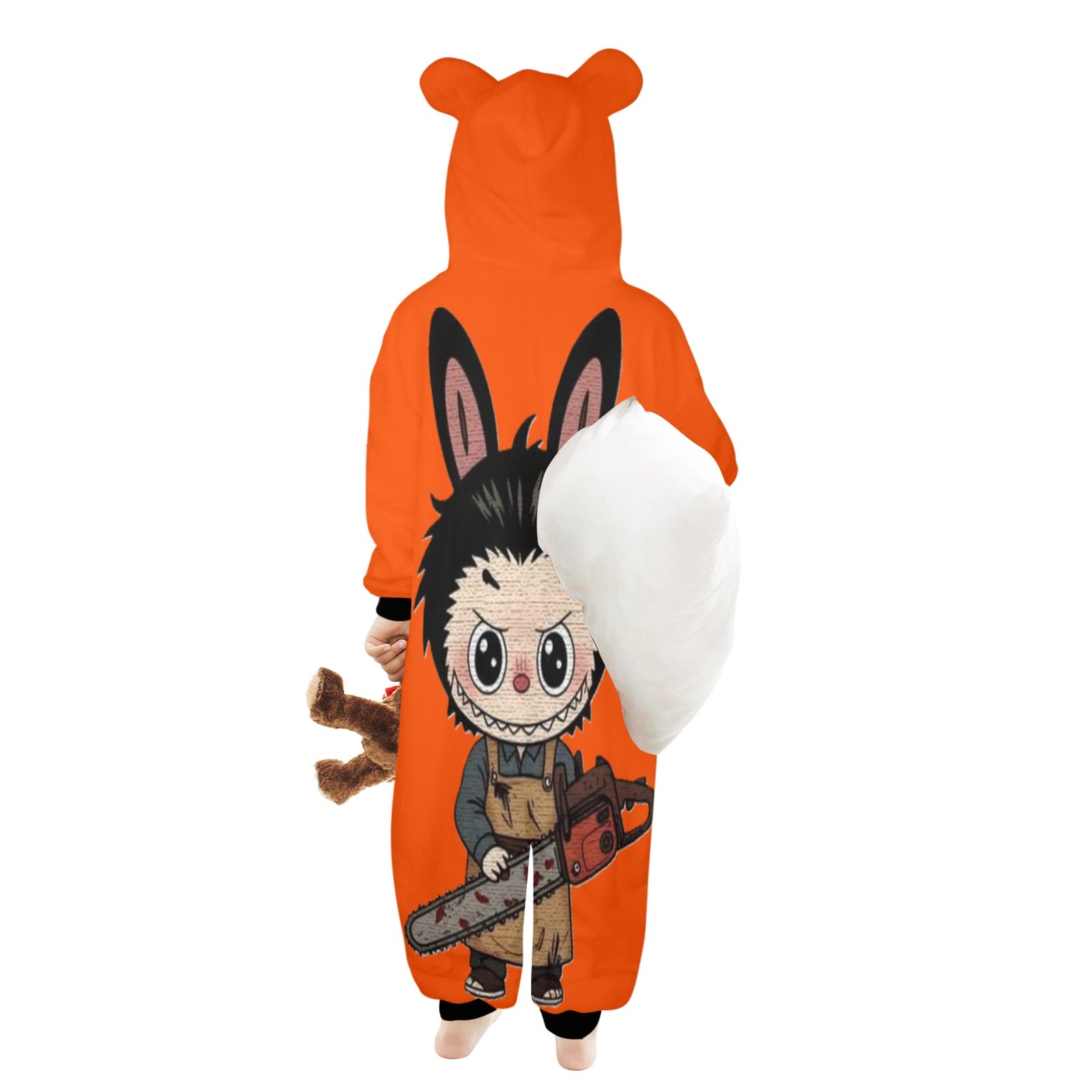 KSC's Halloween Exclusive Little Kids Unisex Onesie Labubu Chainsaw