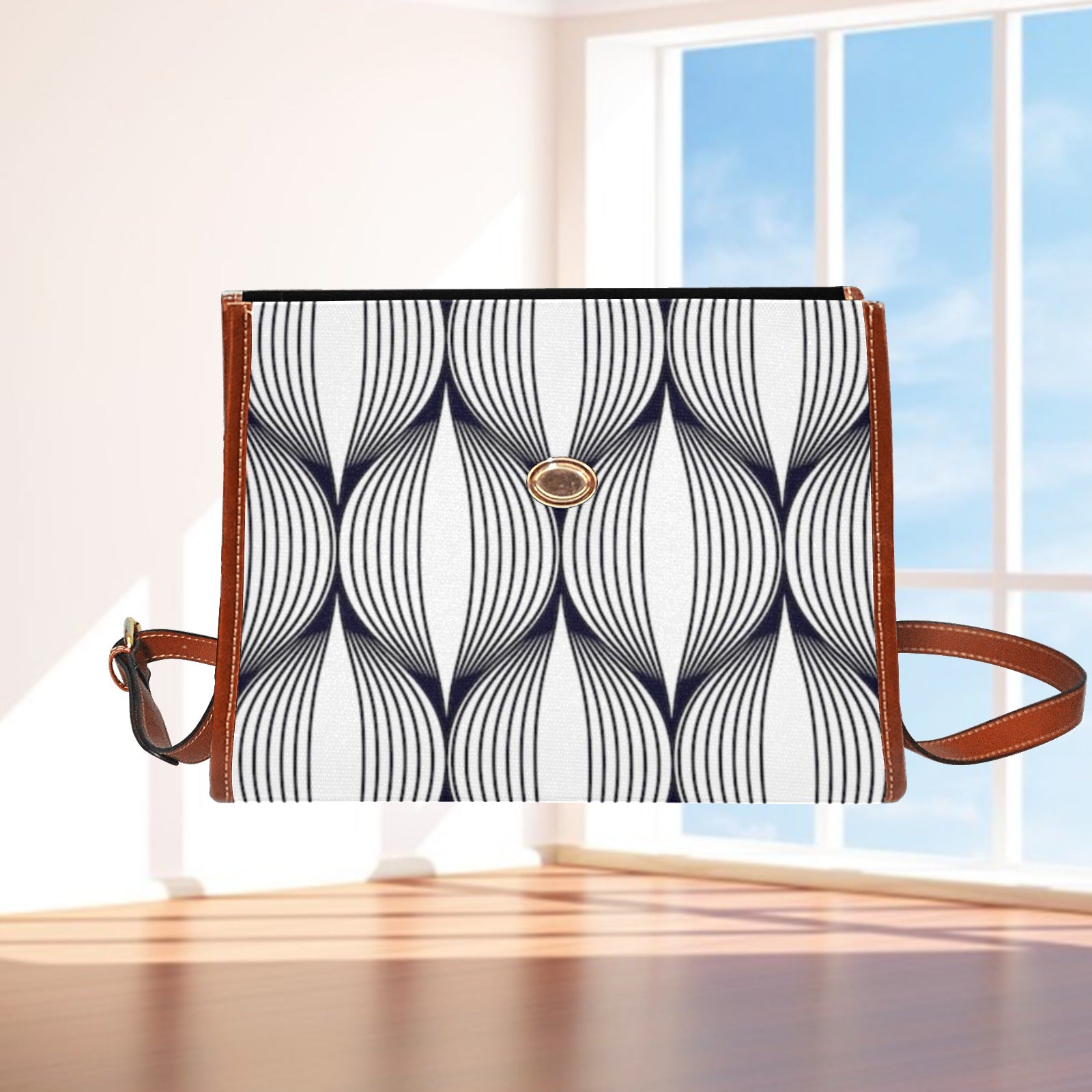 Shop KSC Bulb Lines Pattern Handbag Designs
