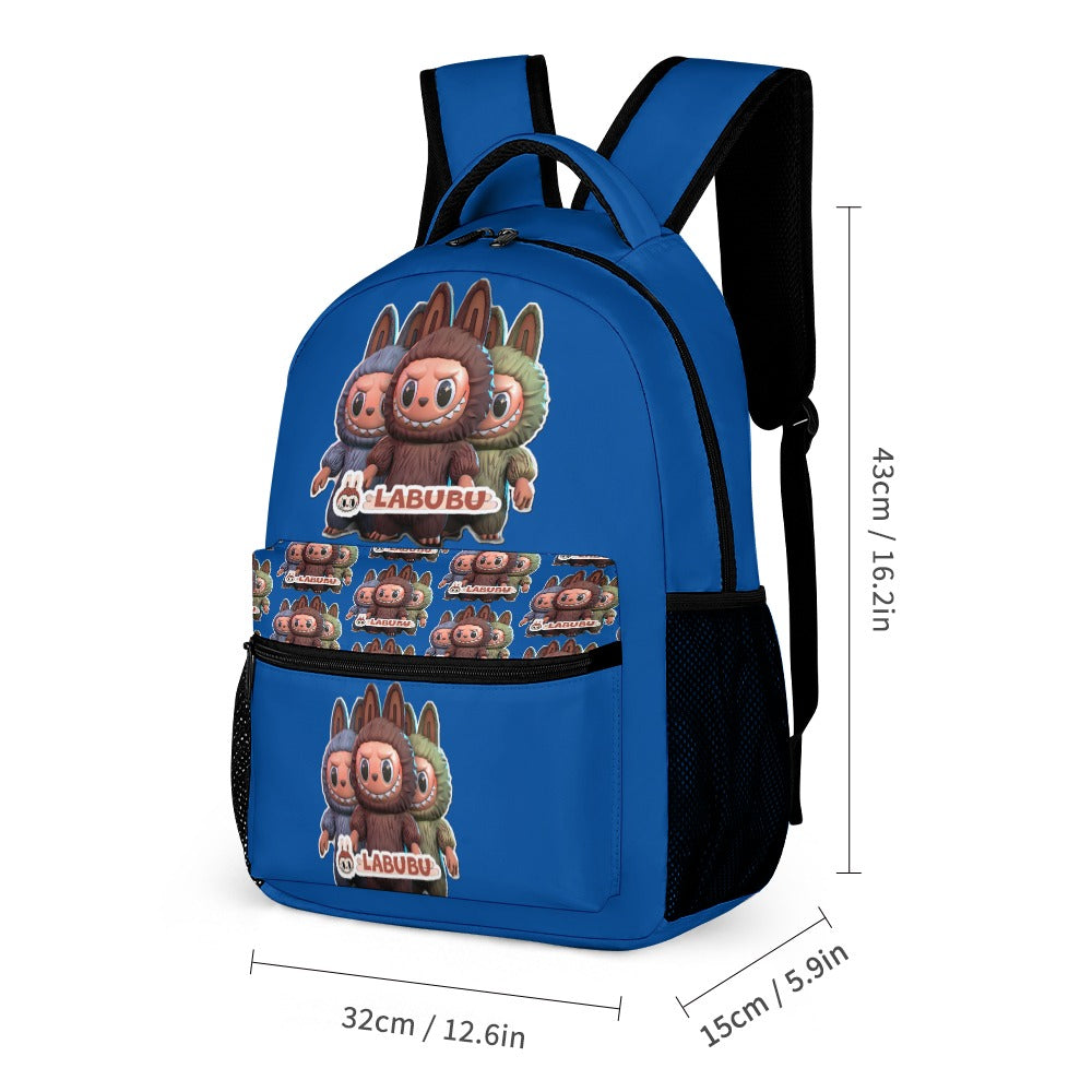 NEW Three Piece Labubu Backpack Bundle - 9 different options  - Back To School Deal