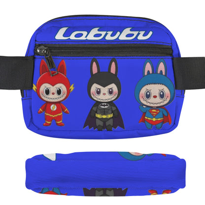 🦸‍♂️Labubu Hero Trio Fanny – Justice League Power, Pocket-Sized -Labubu Hero Trio Justice League Cross Body Bags - Fanny Packs for Adults & Kids