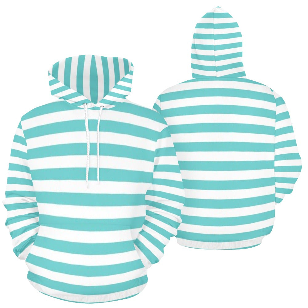 KSC's Exclusive Women's Stripe Design Hoodies Collection (10 Options) Hoodie (Model H13)