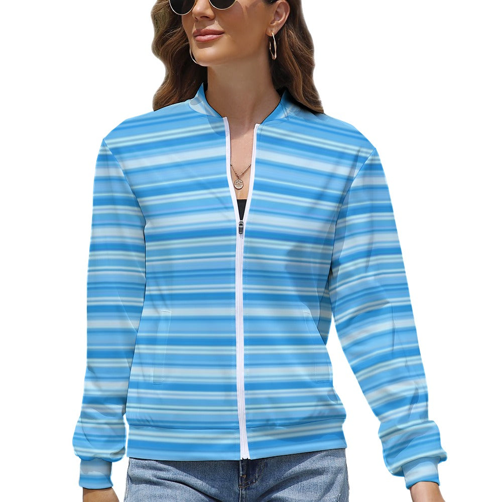Women's Long Sleeve Zipper Jacket