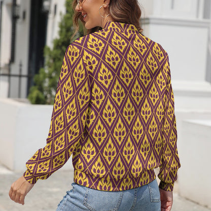 Women's Long Sleeve Zipper Jacket (10 Options) - KSC's Limited Edition Collections Designer Style
