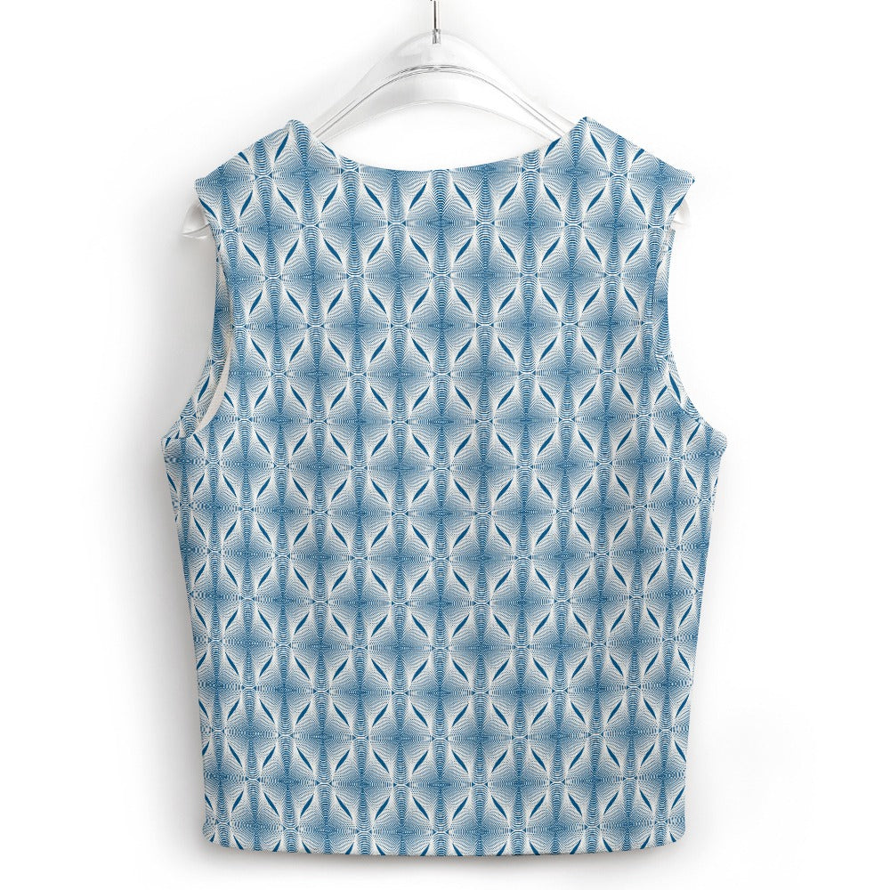 KSC's Custom Vest Designs Women's Long Sleeve Button Knit Vest