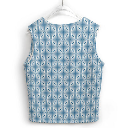 KSC's Custom Vest Designs Women's Long Sleeve Button Knit Vest