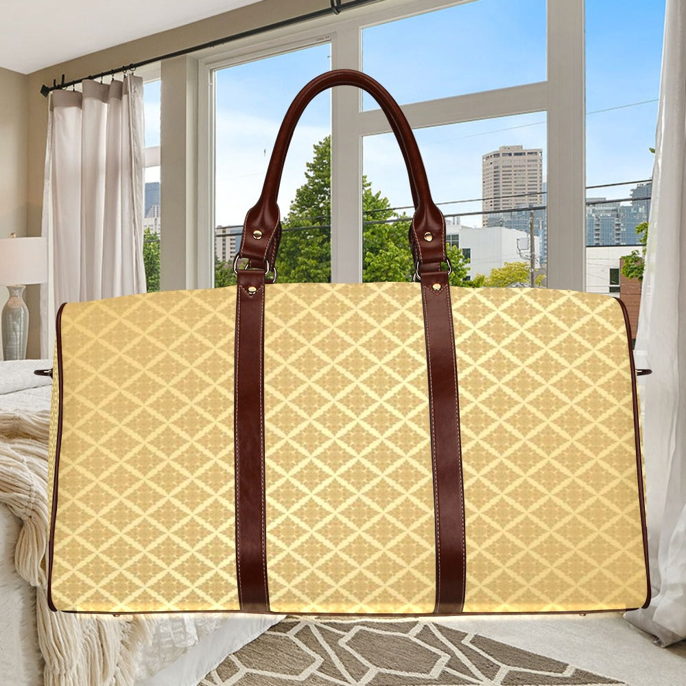 KSC's Exclusive Designs Travel Bags (Black Handles/Straps) (Model1639) - 10 Options Inside