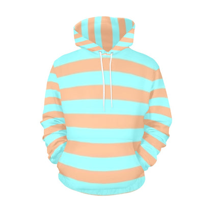 KSC's Exclusive Women's Stripe Design Hoodies Collection (10 Styles) Hoodie (Model H13)
