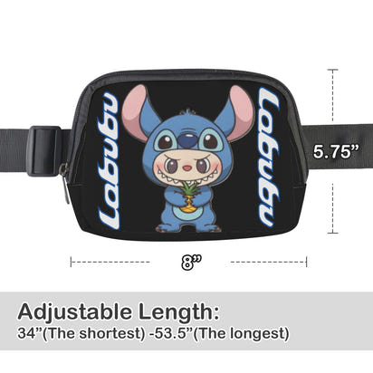 🌈 Labubu Stitch Crossbody Fanny – Color-Pop Cool for Every Age! Labubu Stitch Cross Body Bags - Fanny Bags: Adults & Kids with Variety Of Colors