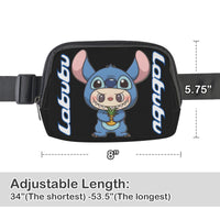 🌈 Labubu Stitch Crossbody Fanny – Color-Pop Cool for Every Age! Labubu Stitch Cross Body Bags - Fanny Bags: Adults & Kids with Variety Of Colors