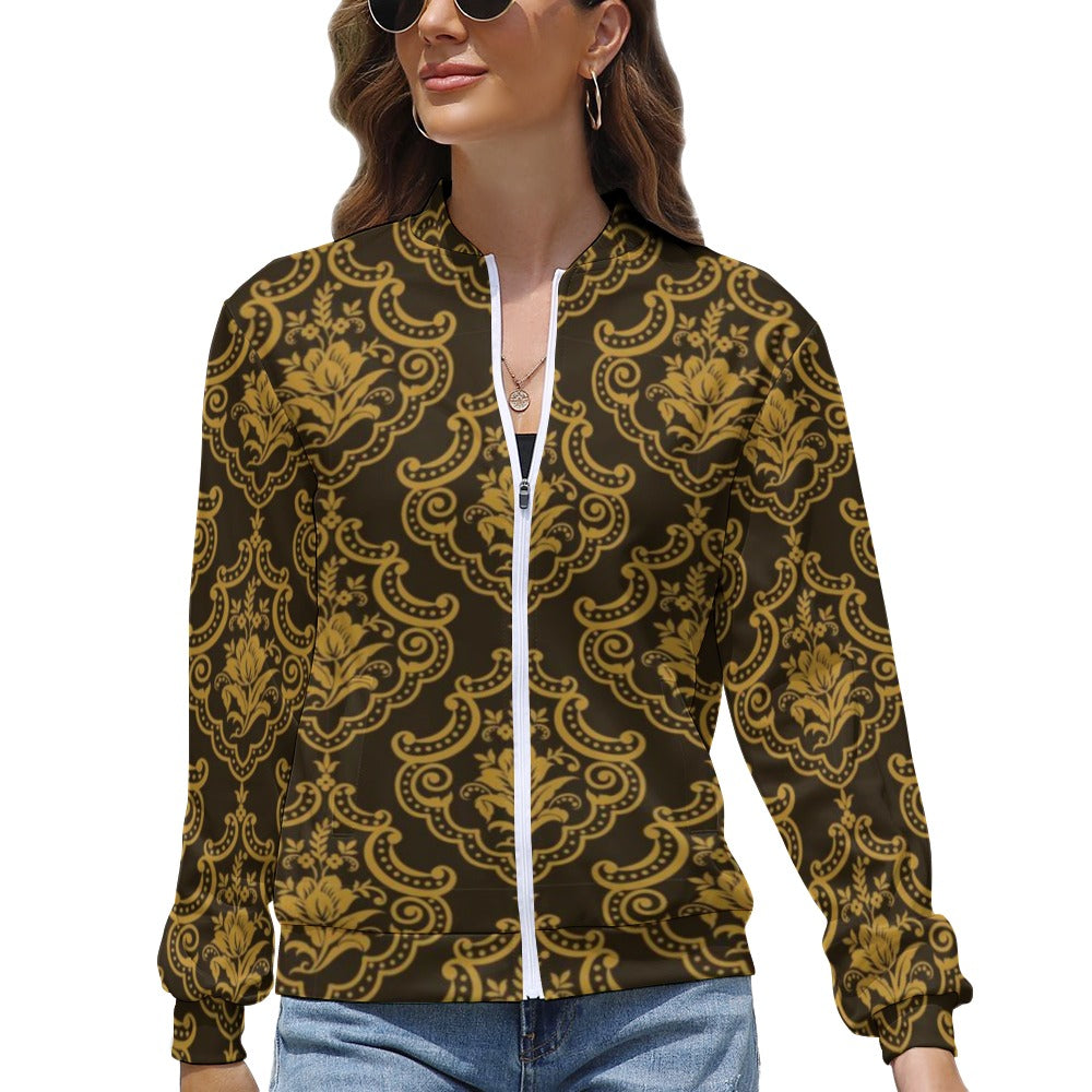 Women's Long Sleeve Zipper Jacket (10 Options) - KSC's Limited Edition Designer Collections