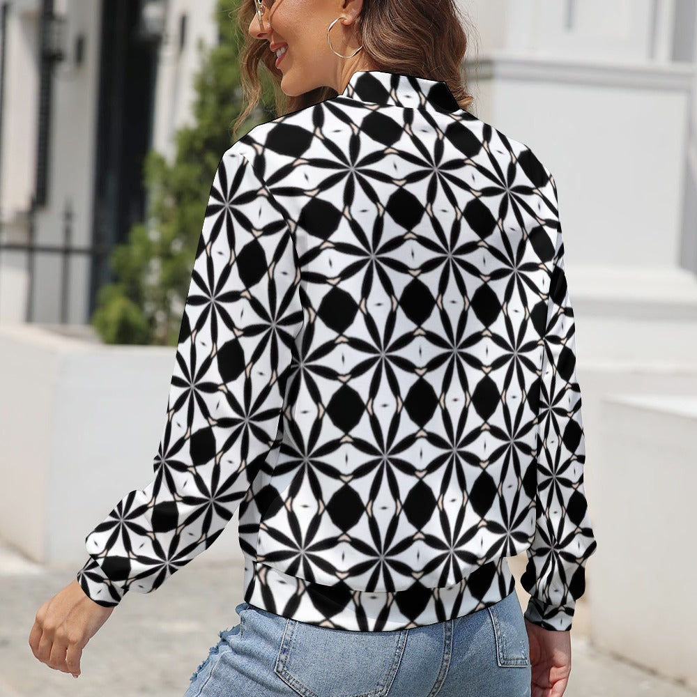 Women's Long Sleeve Zipper Jacket - (10 Options) KSC's Limited Edition Designer Collections