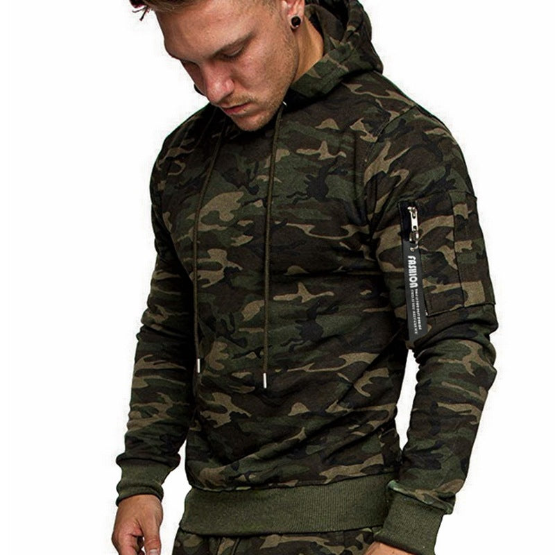 New Fashion Men's Hoodie solid color casual long-sleeved men's hoodie A24