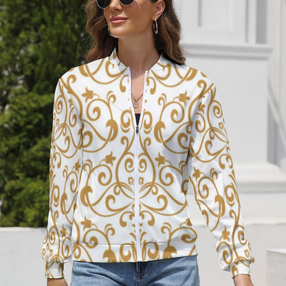 Women's Long Sleeve Zipper Jacket (10 Options) KSC's Limited Edition Designer Collections