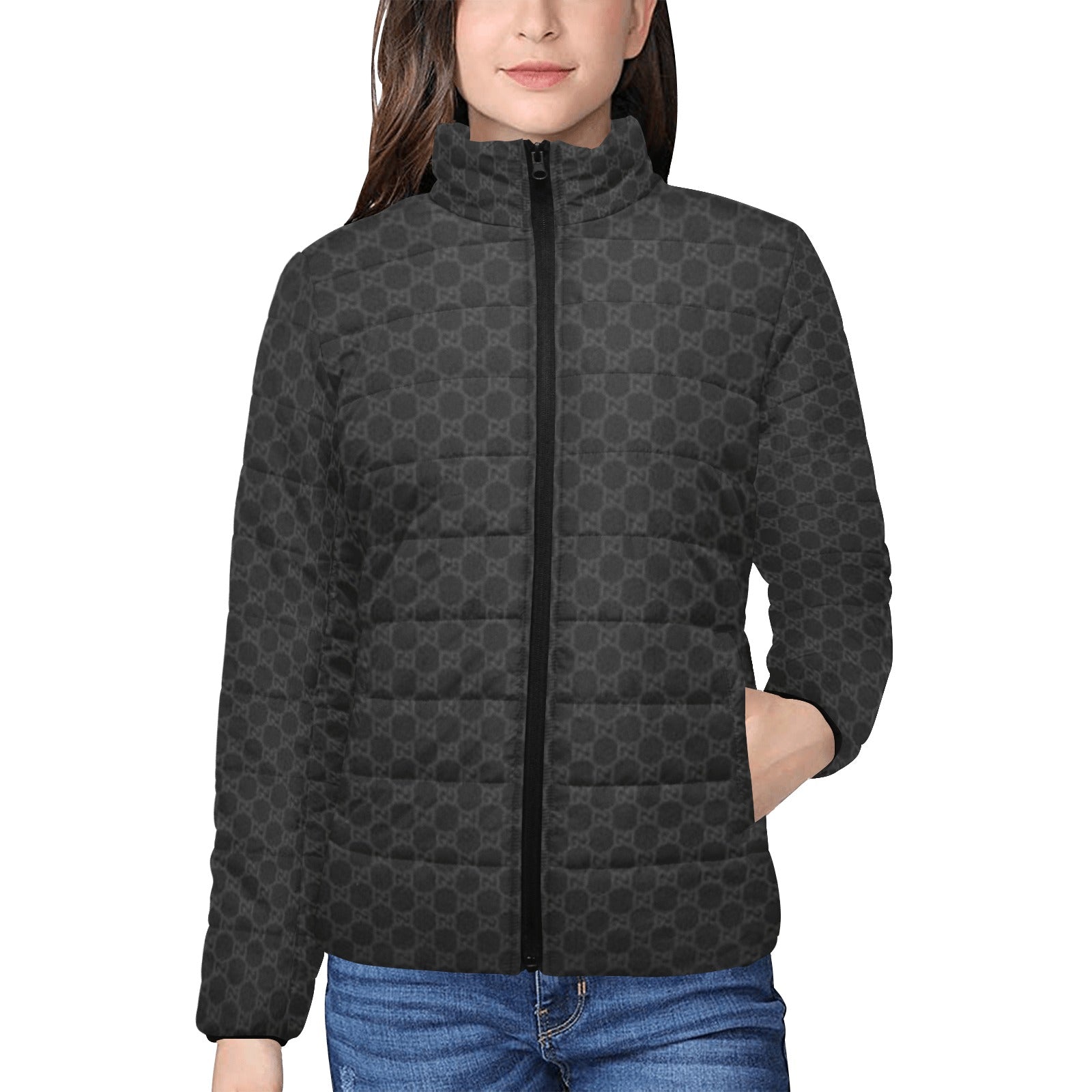 KSC's Exclusive  Women's Stand Collar Padded Jackets (10) Designs/Styles - Women's stand collar padded jacket(H41)