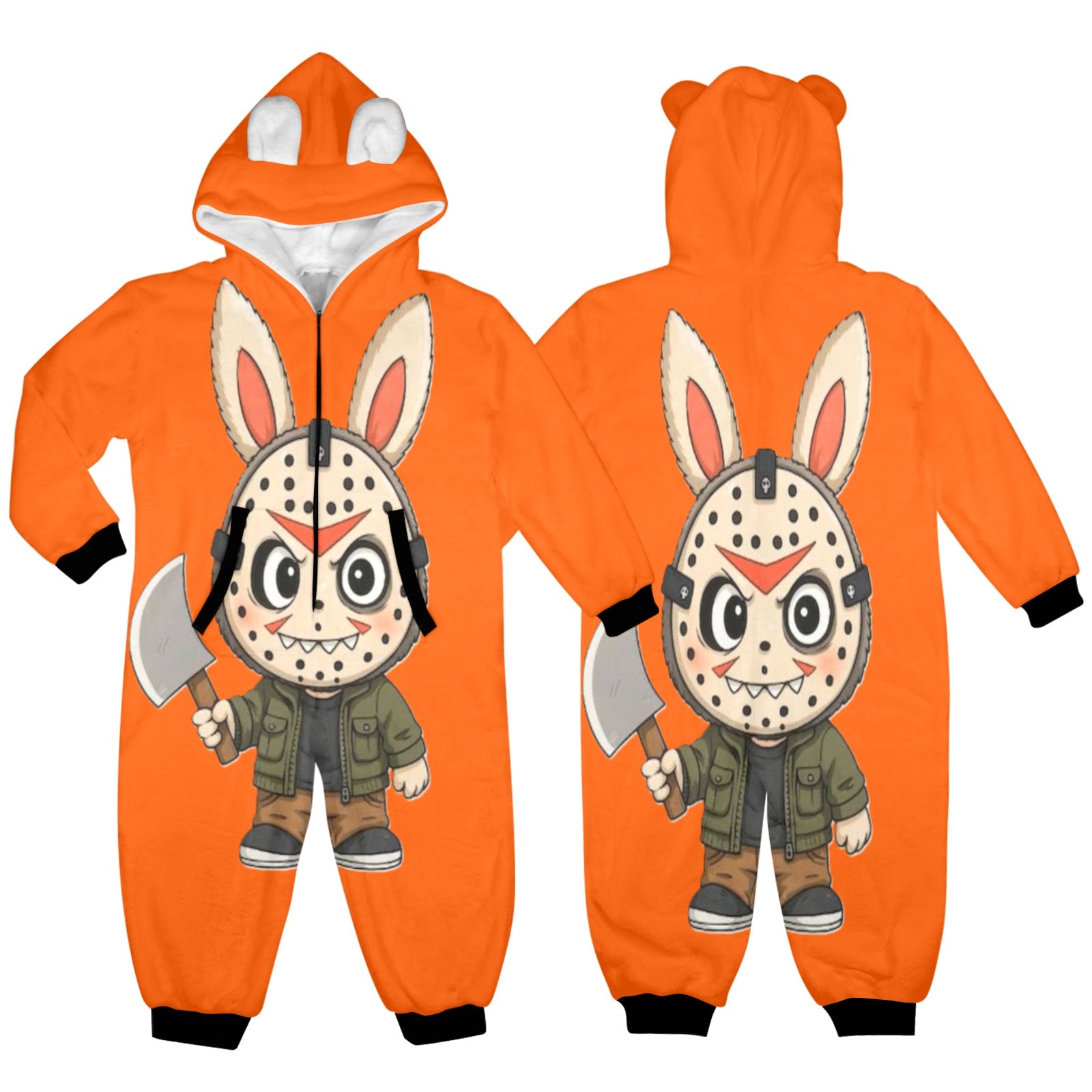 KSC's Halloween Exclusive Little Kids Unisex Onesie Labubu Jason Friday 13th