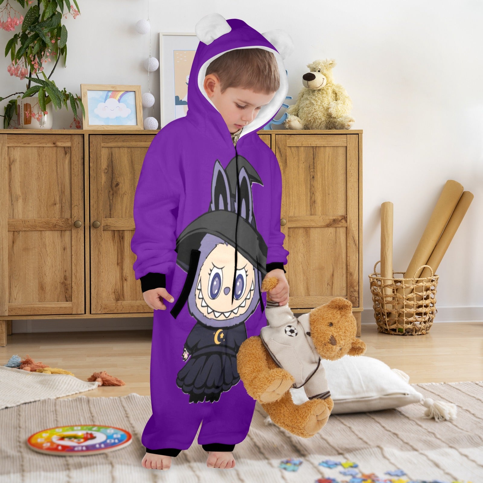 KSC's Halloween Exclusive Little Kids Unisex Onesie Labubu Witch