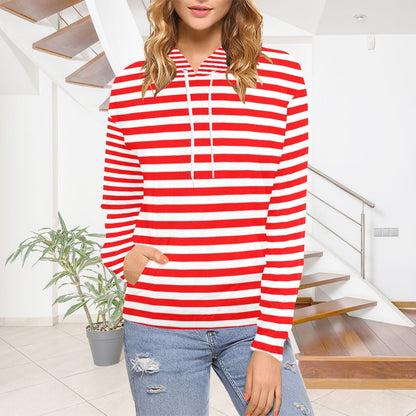 KSC's Exclusive Women's Stripe Design Hoodies Collection (10 Styles) Hoodie (Model H13)