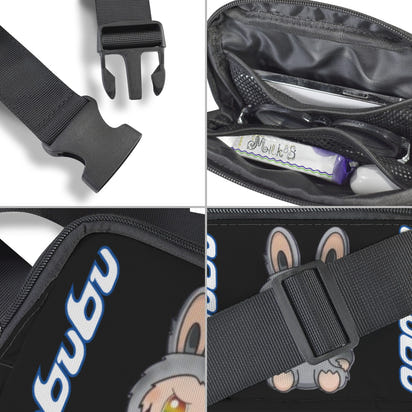 🧨 TRENDING: Labubu™ Grey Crossbody Fanny – Street-Smart Style for Every GenerationGrey Labubu Cross Body Bags - Fanny Bags for ALL AGES