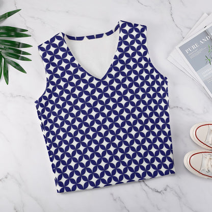 KSC's Custom Vest Designs Women's Long Sleeve Button Knit Vest - 10 OPTIONS INSIDE